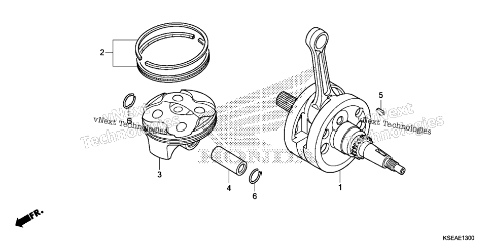 Crankshaft + Piston