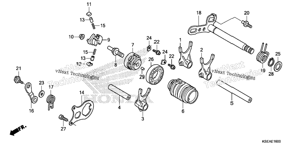 Gearshift Drum
