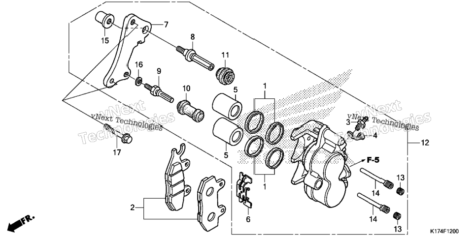 Front Brake Caliper