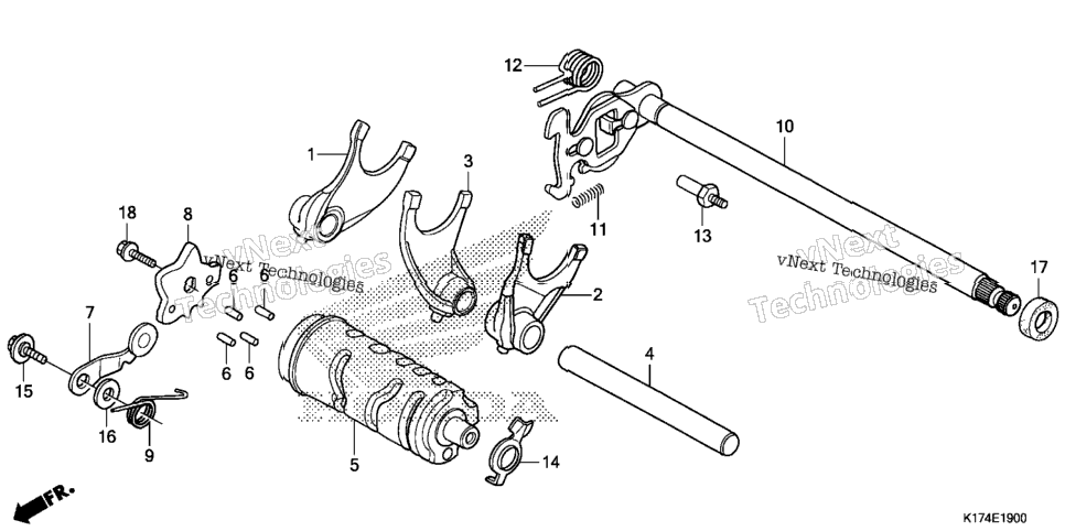 Gearshift Drum
