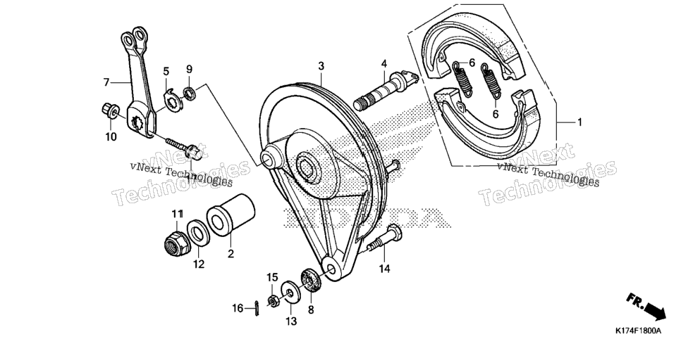 Rear Brake Panel