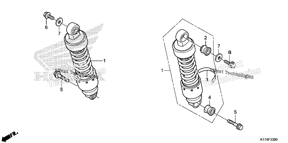 Rear Shock Absorber