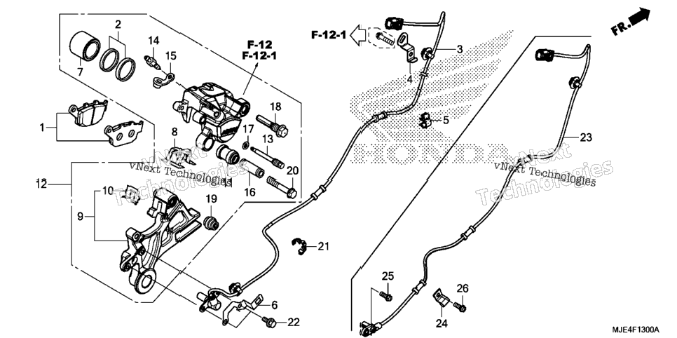 Rear Brake Caliper