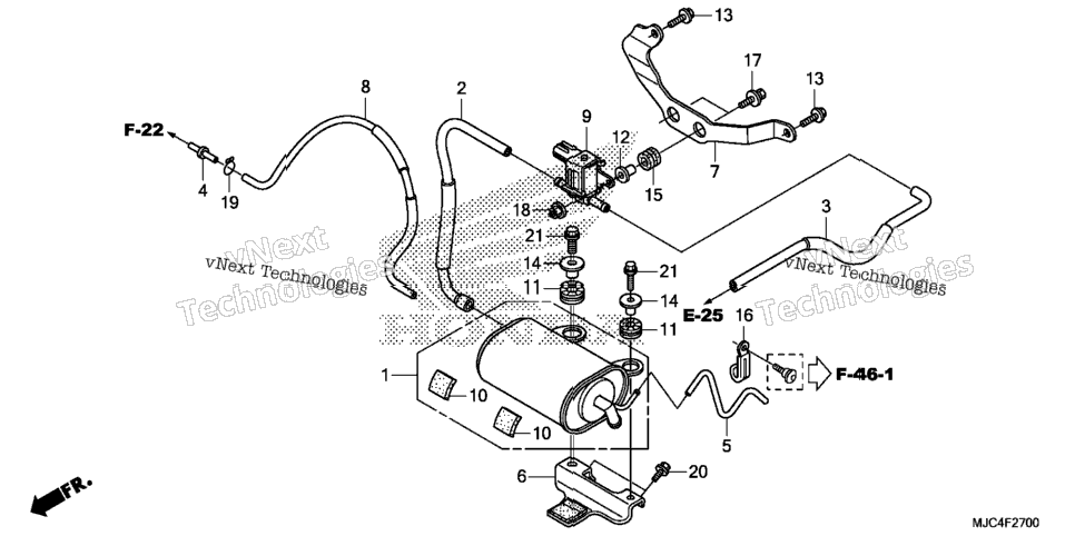 Evap Canister (Cbr600rr)