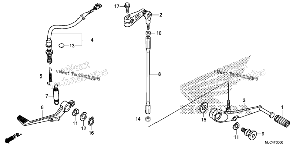 Brake Pedal@Change Pedal