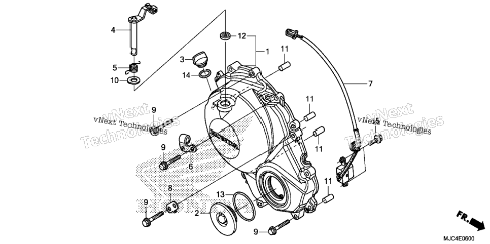 Right Crankcase Cover