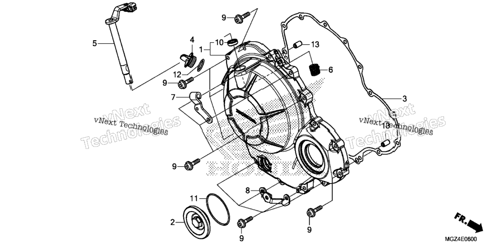 Right Crankcase Cover
