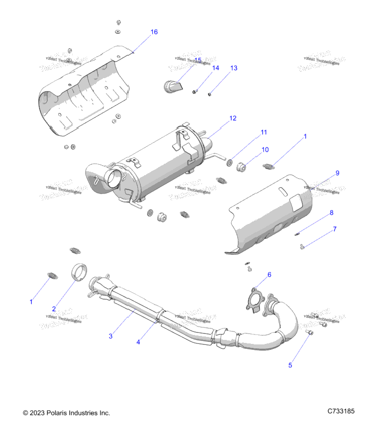 Engine, Exhaust System R24maa57b1
