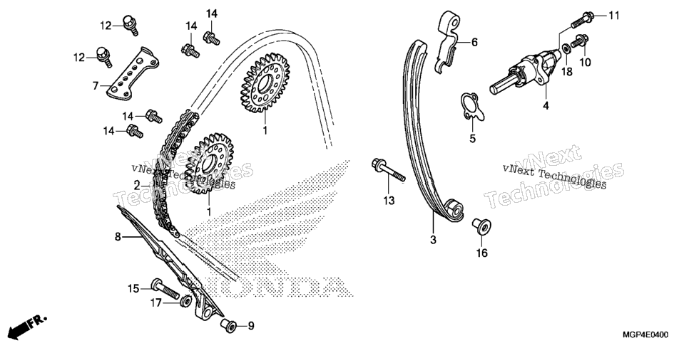 Cam Chain@Tensioner