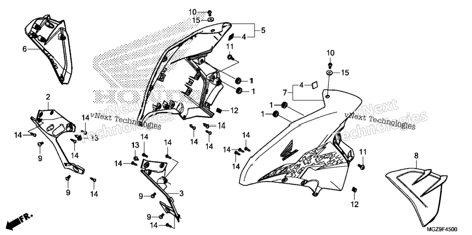 Middle Cowl