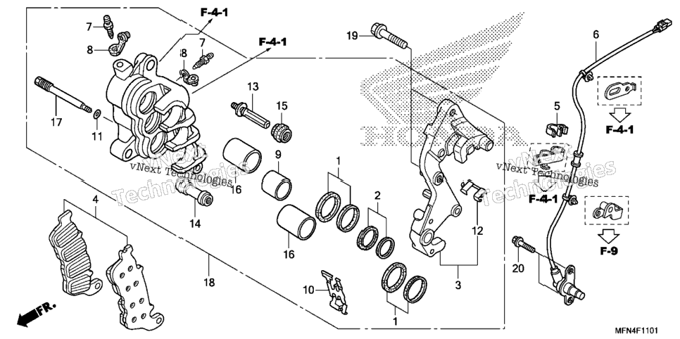 Right Front Brake Caliper
