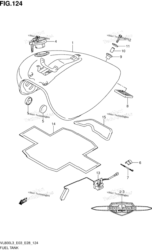 Fuel Tank (Vl800cl3 E33)
