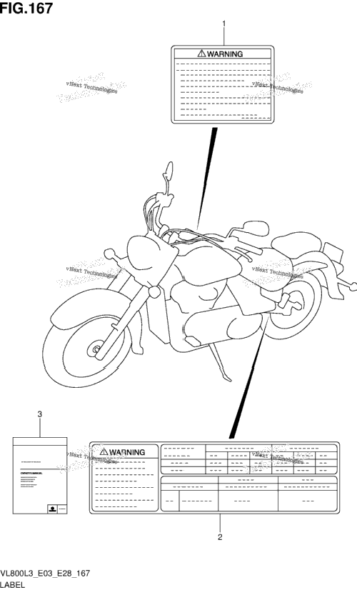 Label (Vl800cl3 E28)