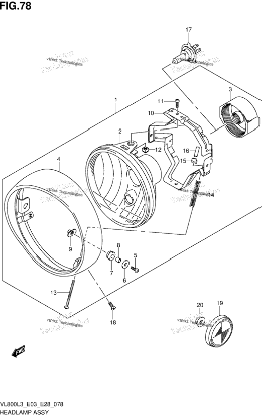 Headlamp Assy
