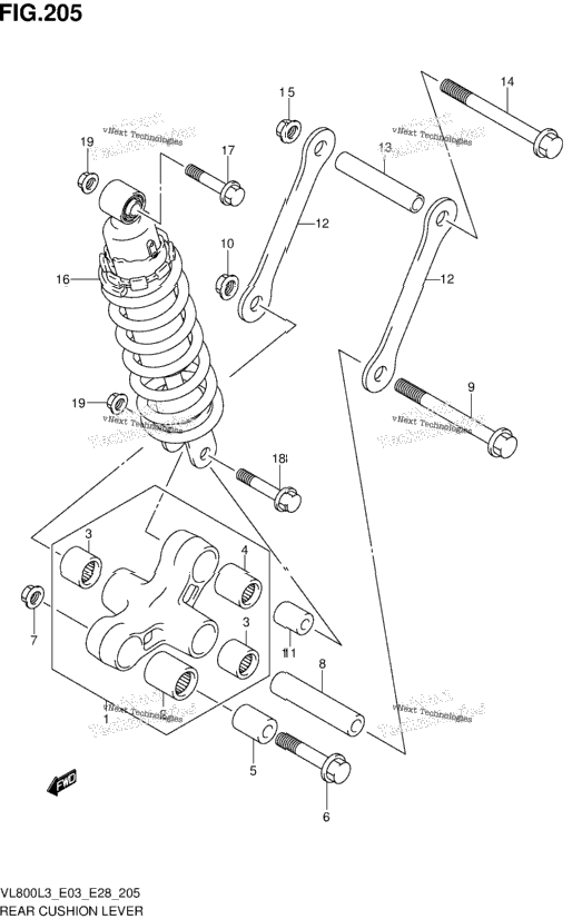 Rear Cushion Lever (Vl800l3 E33)