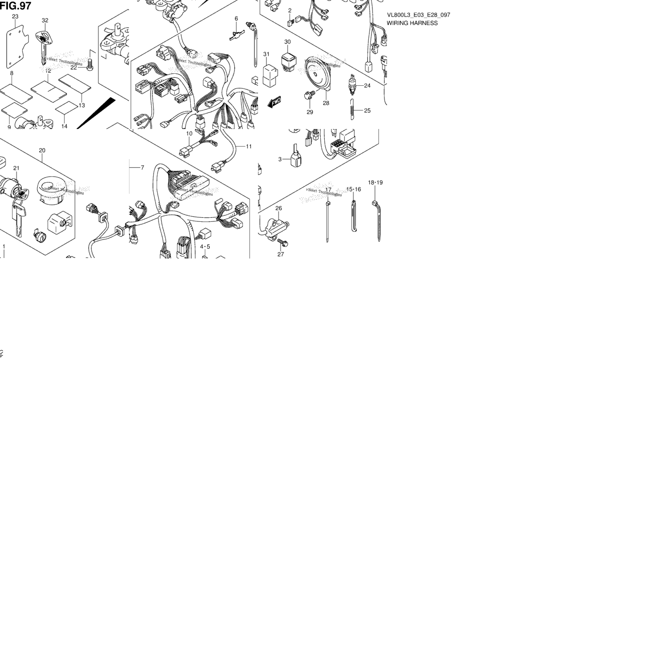 Wiring Harness (Vl800l3 E03)
