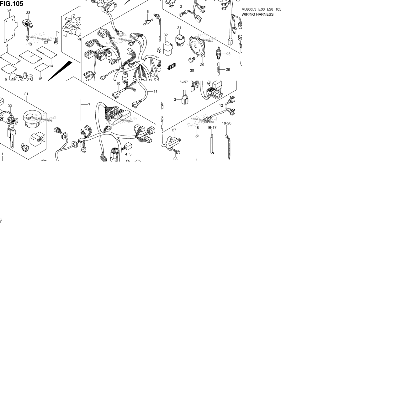 Wiring Harness (Vl800tl3 E33)