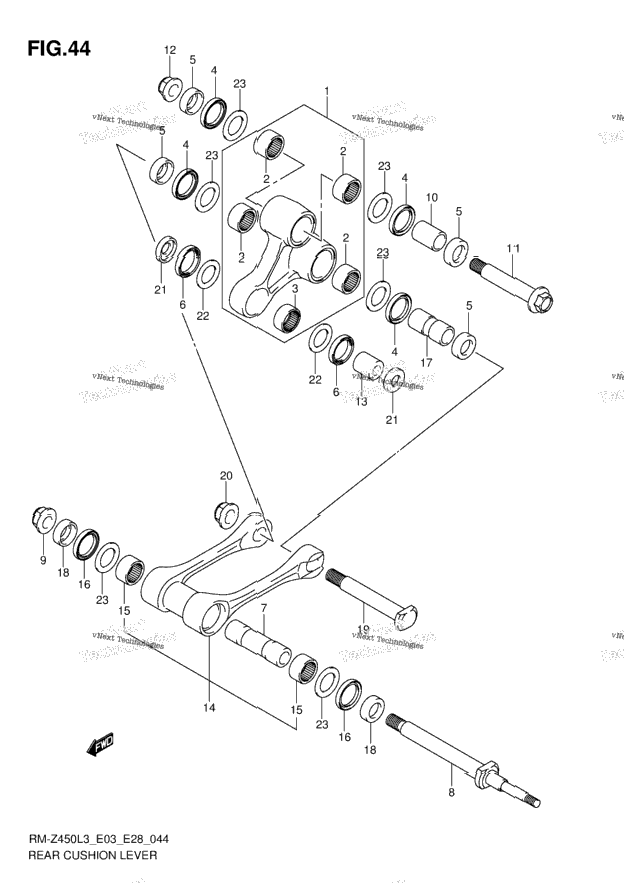 Rear Cushion Lever