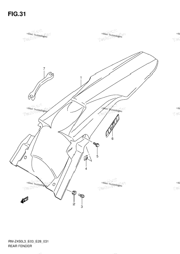 Rear Fender
