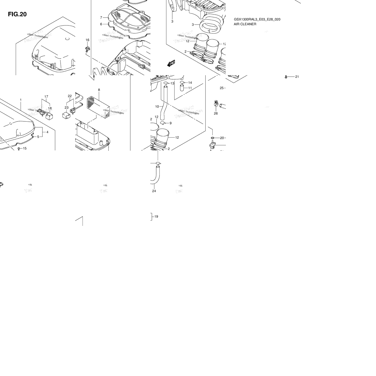 Air Cleaner (Gsx1300ral3 E28)