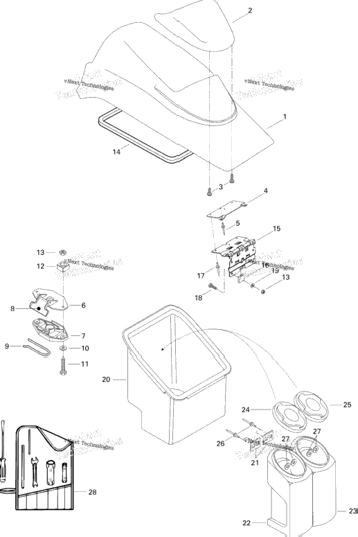 Front Storage Compartment