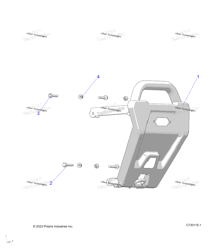 Body, Bumper R24m4a57b1