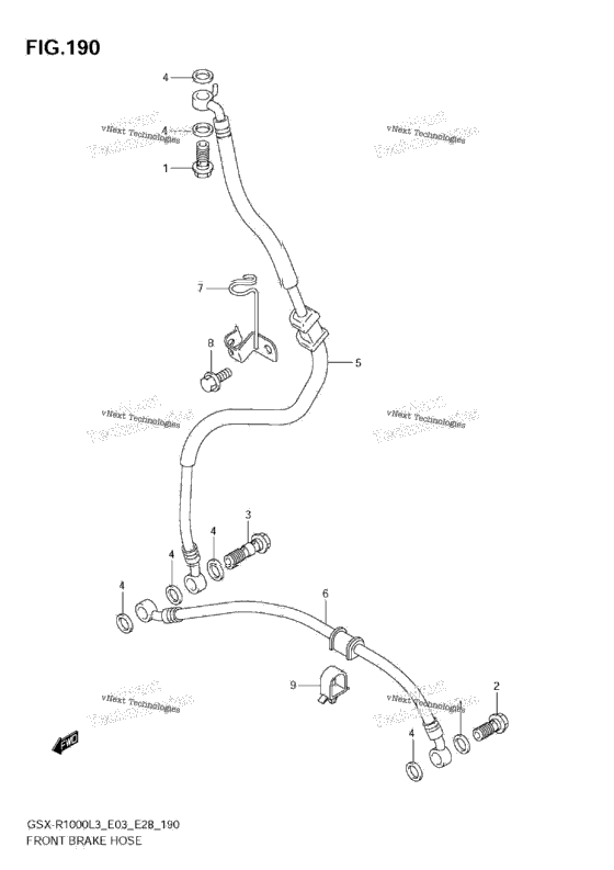 Front Brake Hose