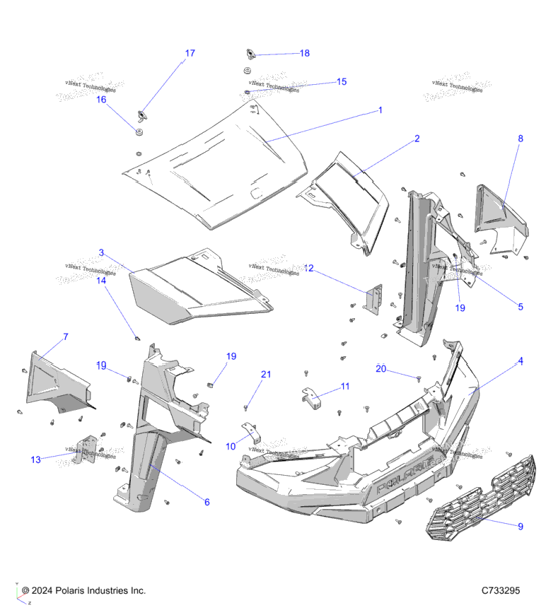 Body, Hood, & Front Fenders