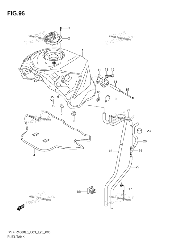 Fuel Tank (Gsx-R1000l3 E28)