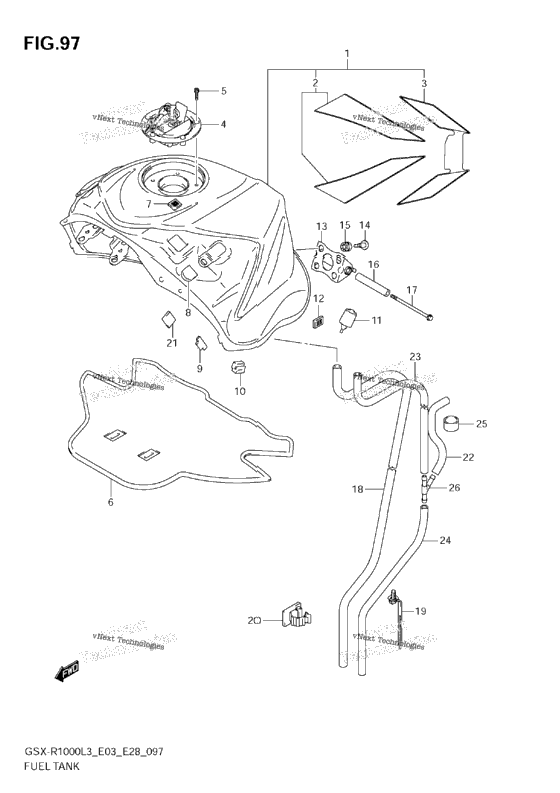 Fuel Tank (Gsx-R1000zl3 E03)