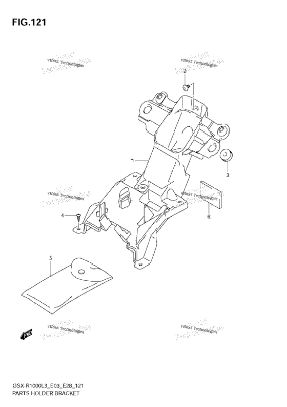 Parts Holder Bracket