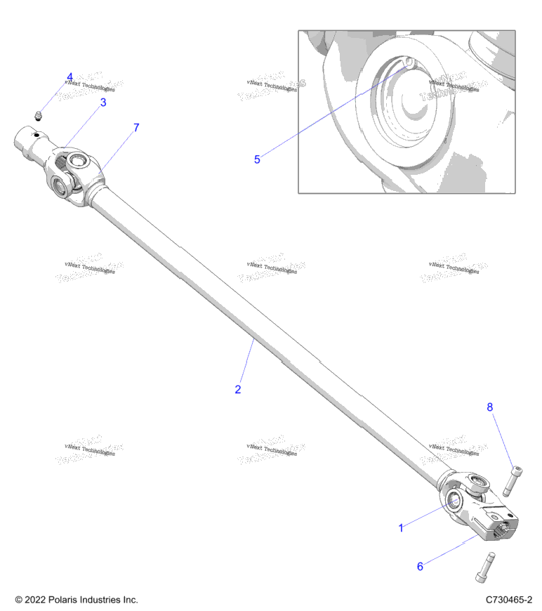 Drive Train, Front Prop Shaft