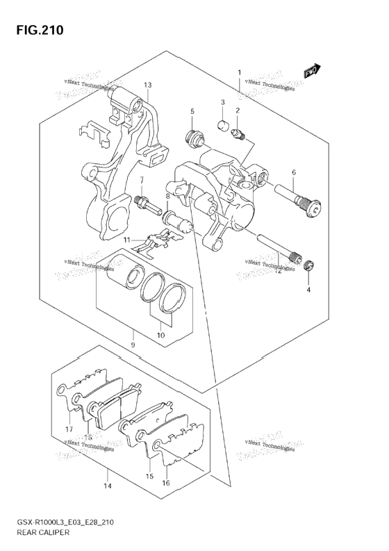 Rear Caliper