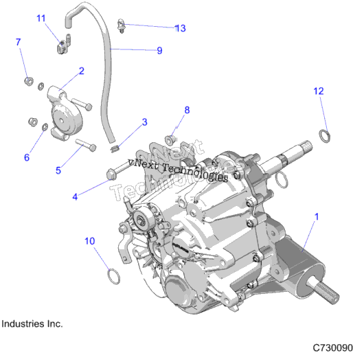 Drive Train, Main Gearcase Mounting