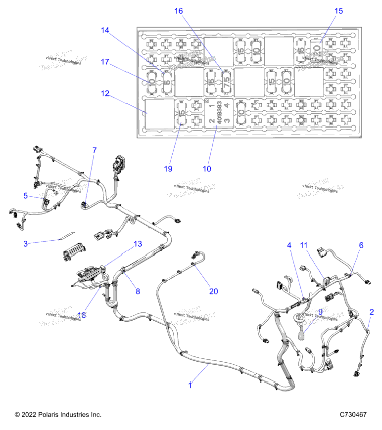 Electrical, Wire Harness R24m4a57b1