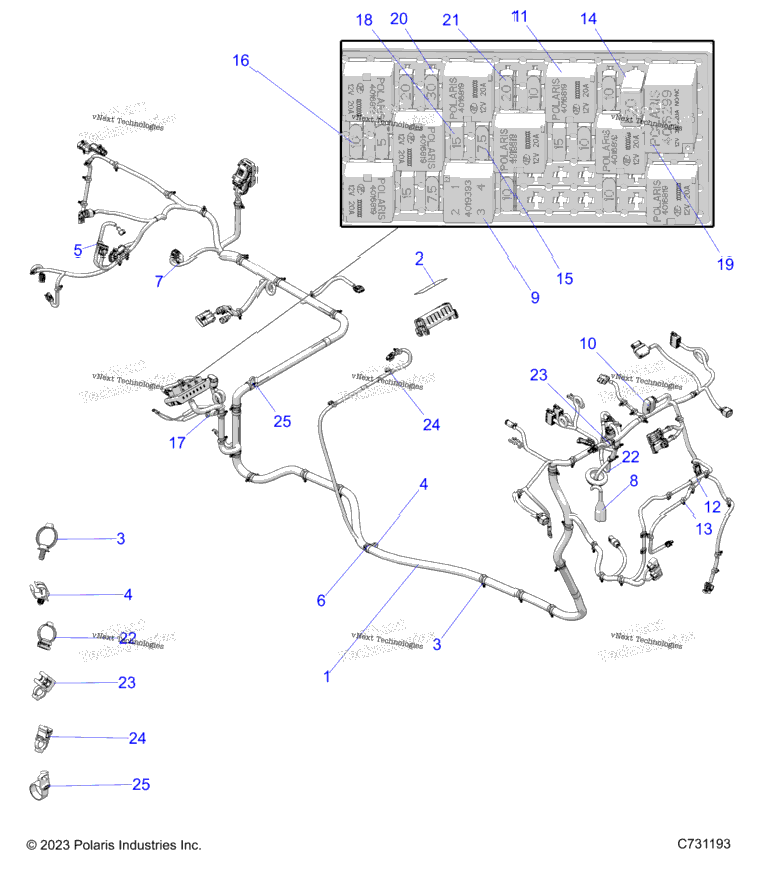 Electrical, Wire Harness R24m4e57b4/B9
