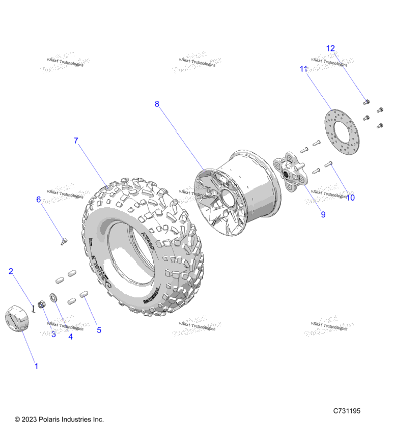 Wheels, Rear, Premium R24m4e57b4/B9