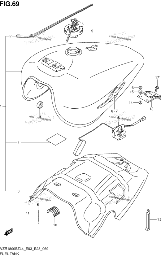 Fuel Tank (Vzr1800bzl4 E28)