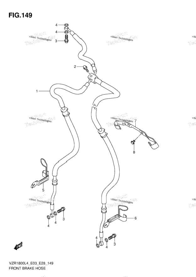 Front Brake Hose