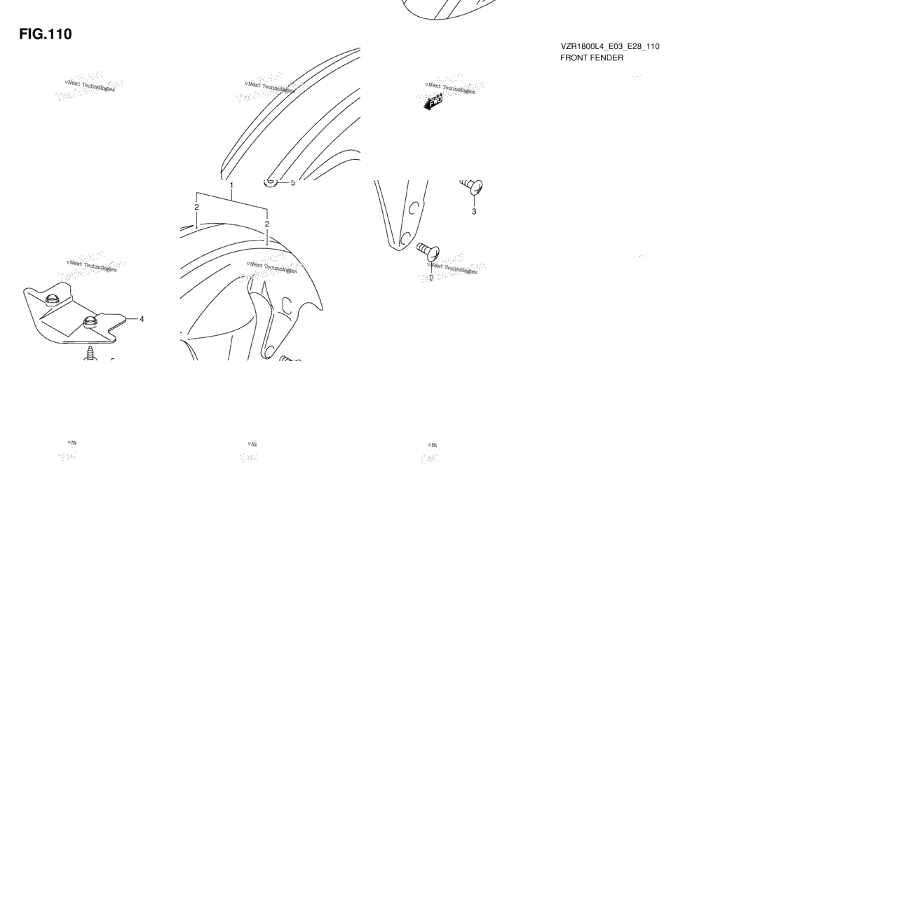 Front Fender (Vzr1800zl4 E28)