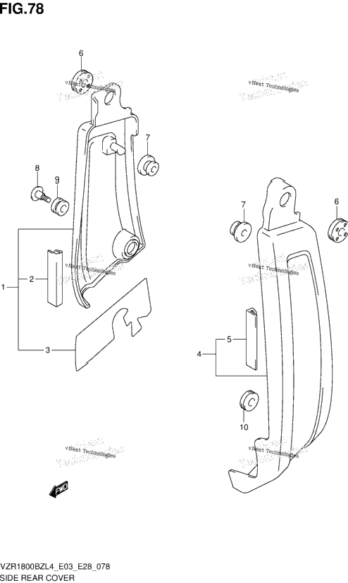 Side Rear Cover (Vzr1800bzl4 E33)