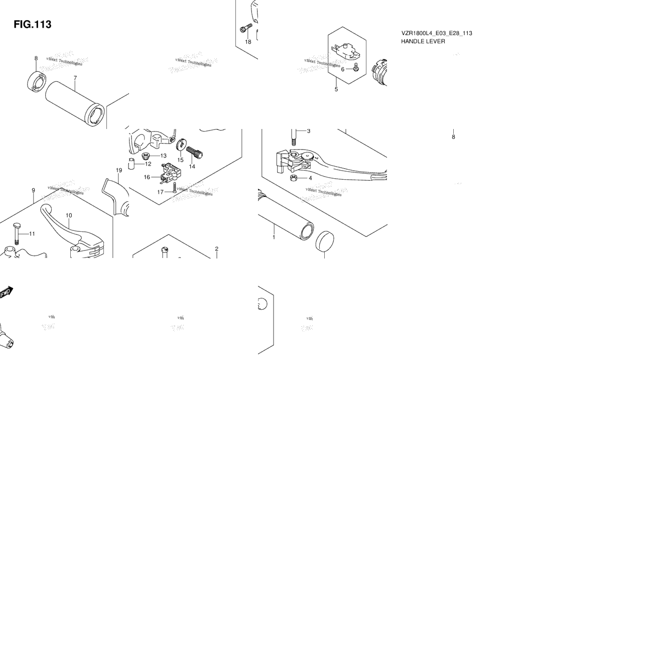 Handle Lever (Vzr1800l4 E03)