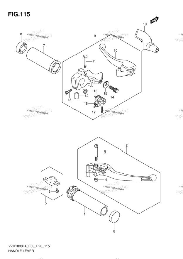 Handle Lever (Vzr1800l4 E33)