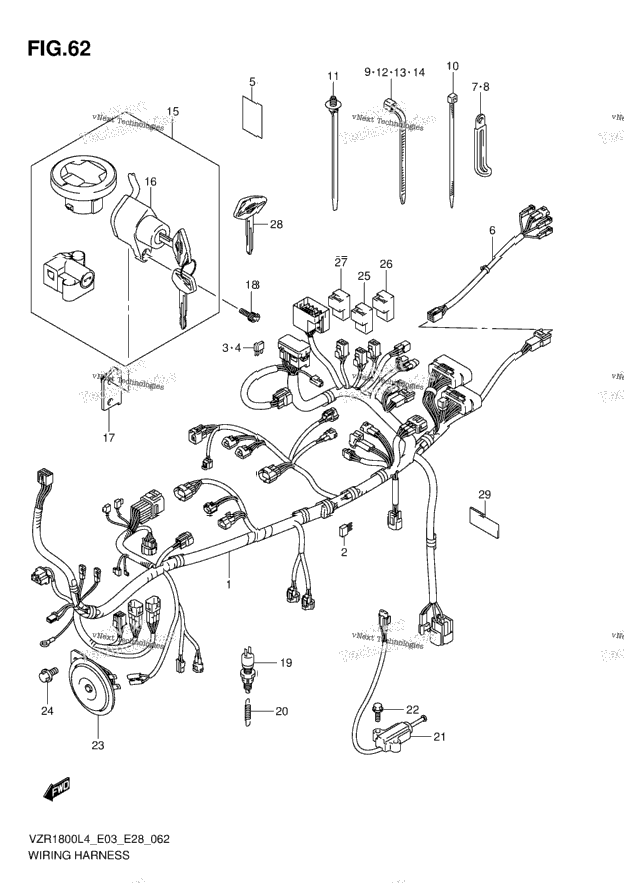 Wiring Harness (Vzr1800l4 E33)