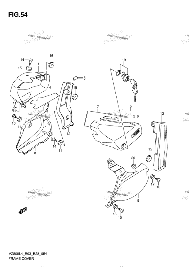 Frame Cover (Vz800l4 E33)