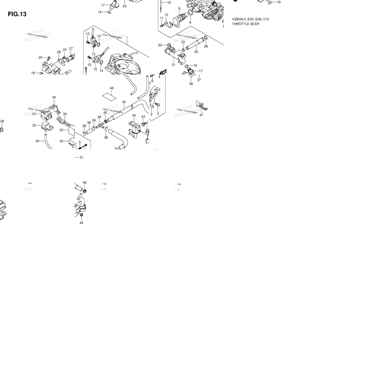 Throttle Body (Vz800l4 E33)
