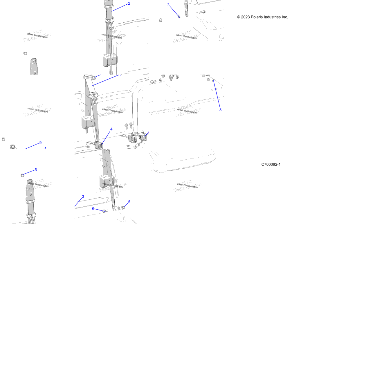 Body, Seat Belt Mounting