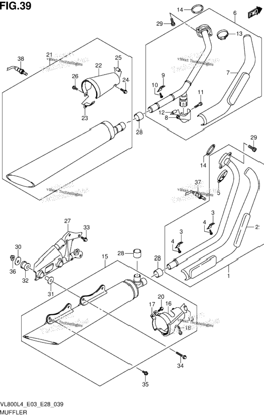 Muffler (Vl800l4 E33)