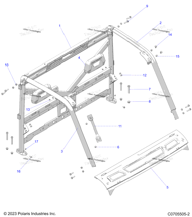 Chassis, Cab Frame