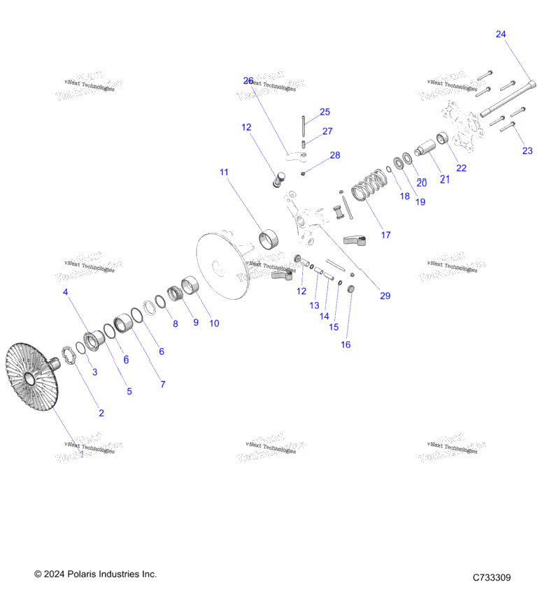 Drive Train, Primary Clutch